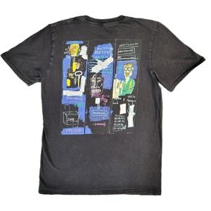 Jean-Michel Basquiat Painting Art Tee Black Shirt Size S